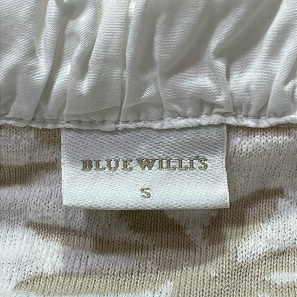 Women’s Danish Design Blue Willi’s Linen Blend Blazer Jacket White Beige Small - Picture 7 of 13